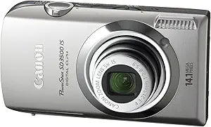 Canon SD3500IS Silver PowerShot Touch Digital Camera