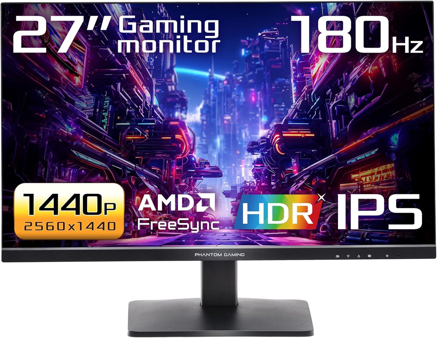 ASRock PG27QFT1B 27-inch 180Hz Gaming Monitor 1ms FreeSync