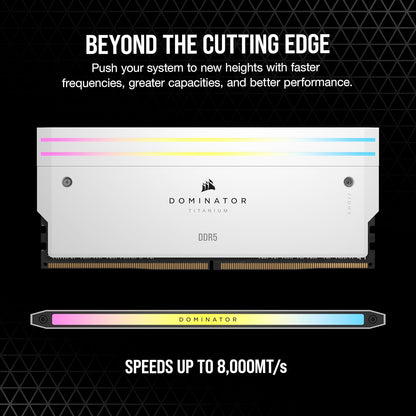 Corsair DOMINATOR TITANIUM 64GB DDR5 6600MHz RGB White