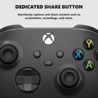 Microsoft QAT-00001 Xbox Core Carbon Black Wireless Controller