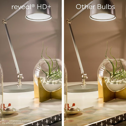 GE 31879 Reveal LED Candle Light Bulbs 60W 2-Pack