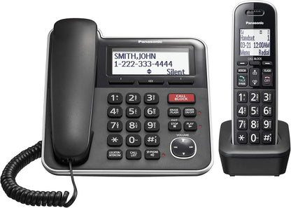 Panasonic KX-TGB850B Corded/Cordless Phone Answering Machine