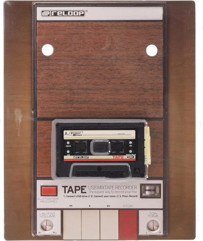 Reloop AMS-TAPE USB Tape Recorder Retro Cassette Look