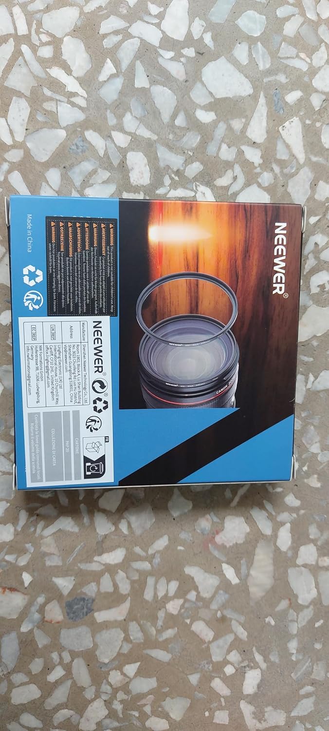 Neewer 77mm Black Pro-Mist 1 Filter Cinematic Dream Effect