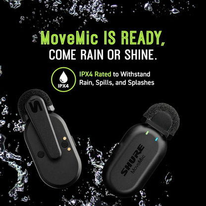 Shure MV-TWO-KIT-Z7 MoveMic Pro Wireless Lavalier Microphones