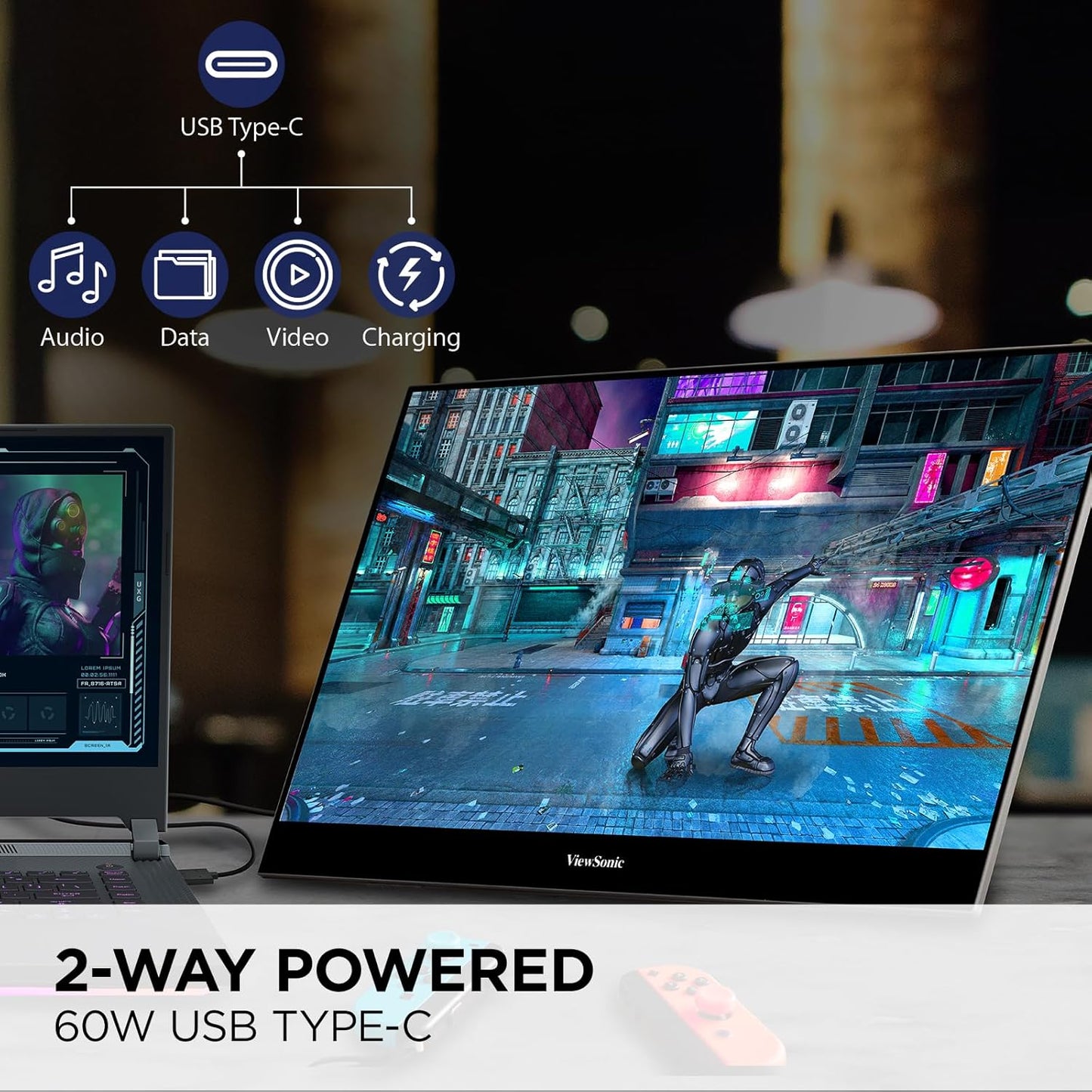 ViewSonic VX1655-4K-OLED 15.6" Portable 4K OLED Monitor