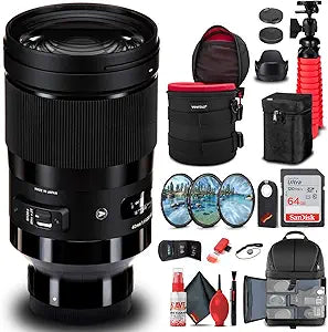 Sigma 332965 40mm f/1.4 Art Lens Sony E Bundle