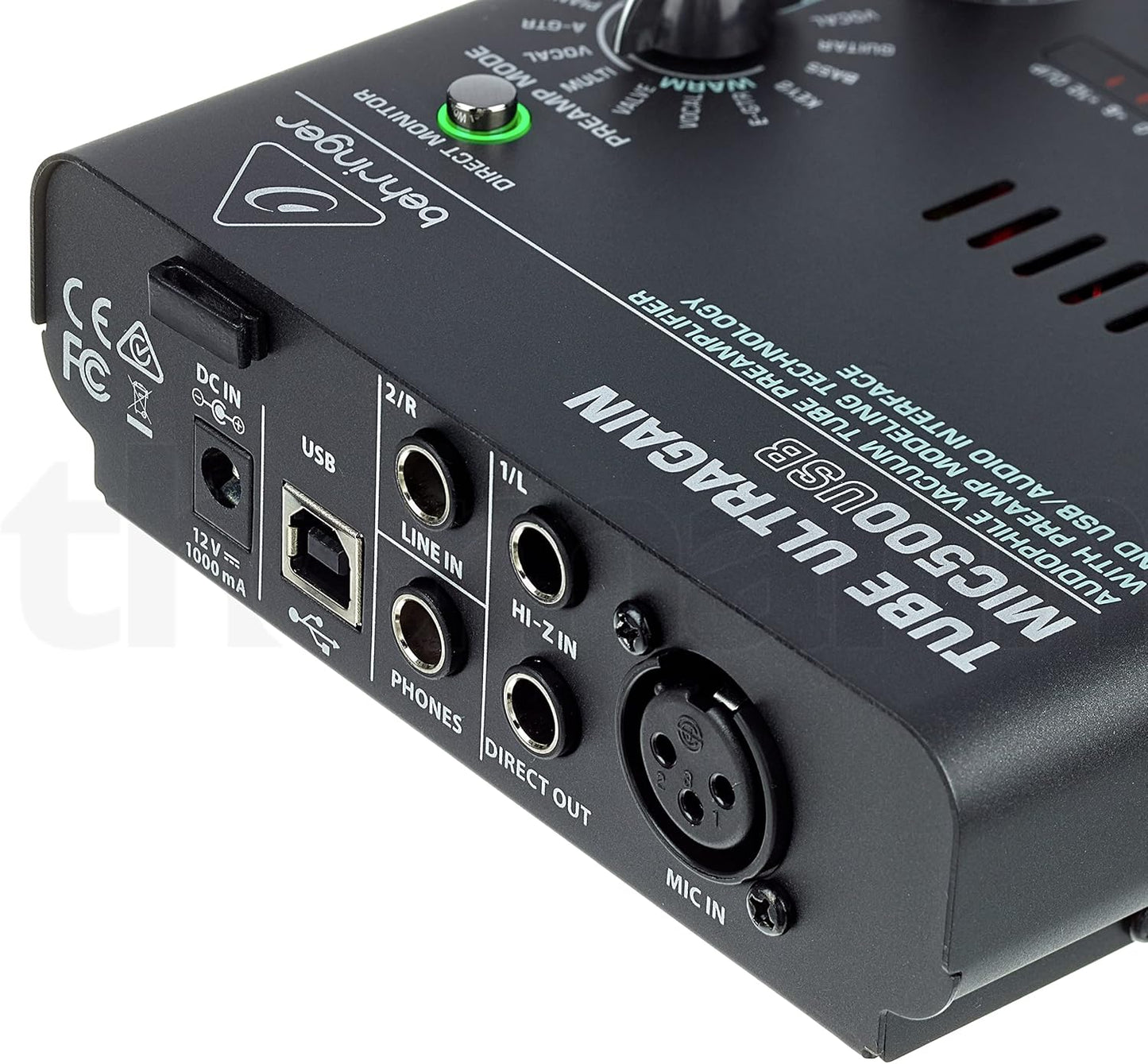 Behringer MIC500USB Vacuum Tube Preamplifier with USB Interface