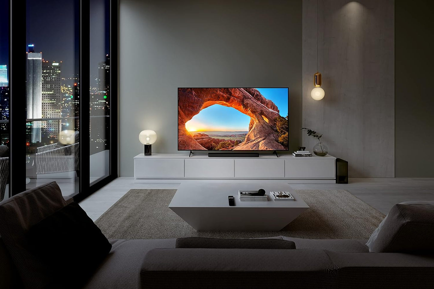 Sony X85J 55" 4K TV HT-S350 Soundbar Bundle