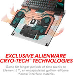 Alienware AWX15R1-7972WHT-PUS Gaming Laptop RTX 3070, 360Hz