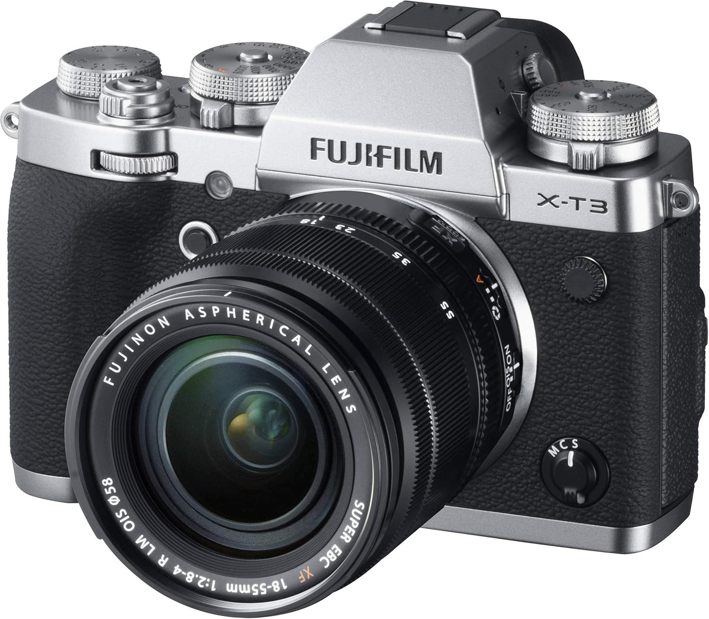 Fujifilm X-T3 Mirrorless Camera XF18-55 Lens Kit Silver