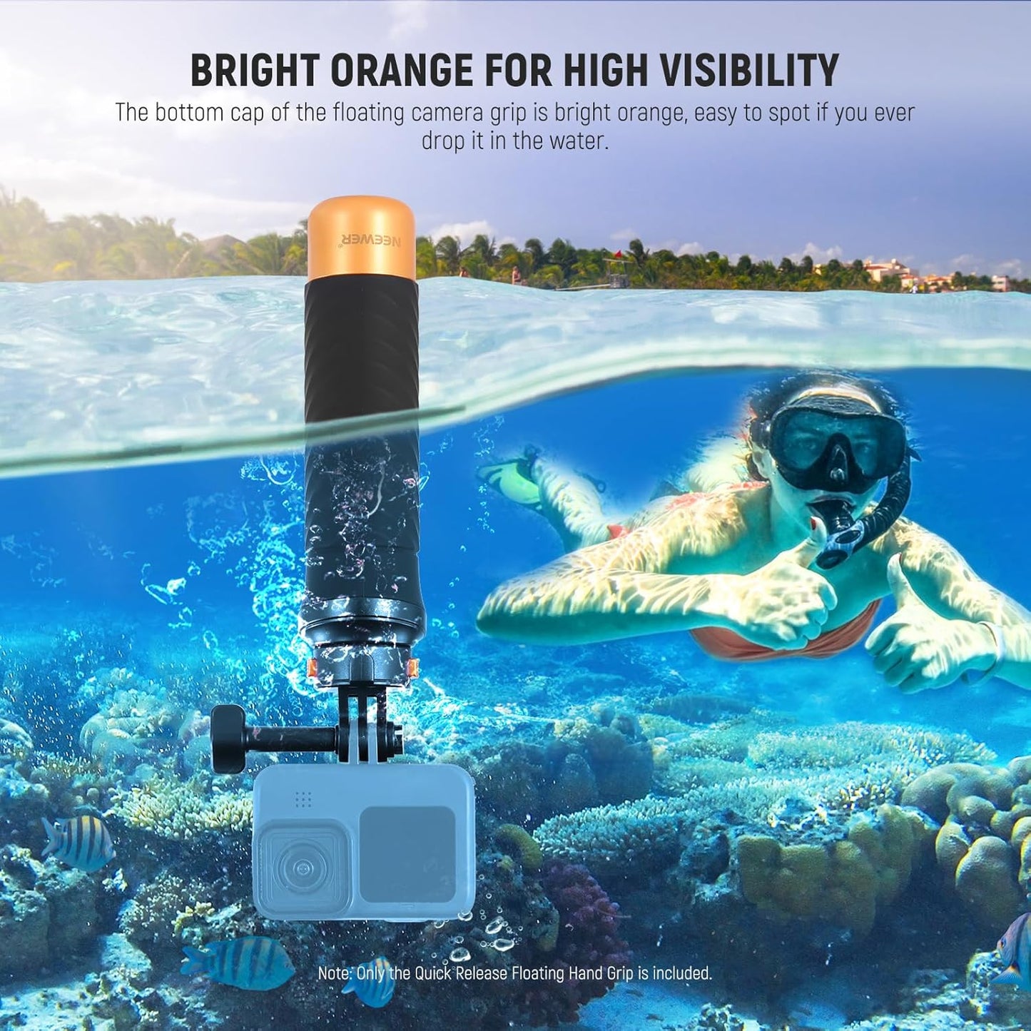 Neewer 10104192 Floating Hand Grip Action Camera