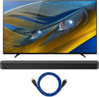 Sony A80J 55-Inch 4K OLED TV Soundbar Bundle