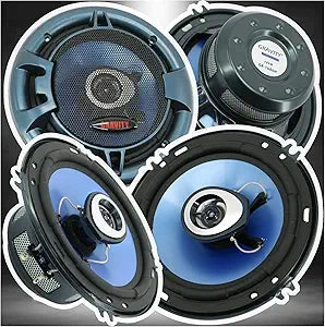 Gravity GR-1686H 6.5-Inch Coaxial Car Audio Speakers: 460W (4X)