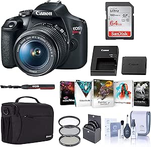 Canon EOS Rebel T7 18-55mm Lens Bundle