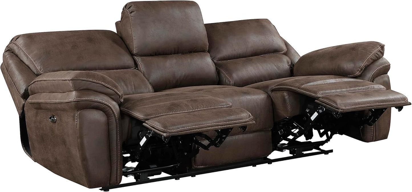 Lexicon Dorritt Power Reclining Living Room Set - Brown