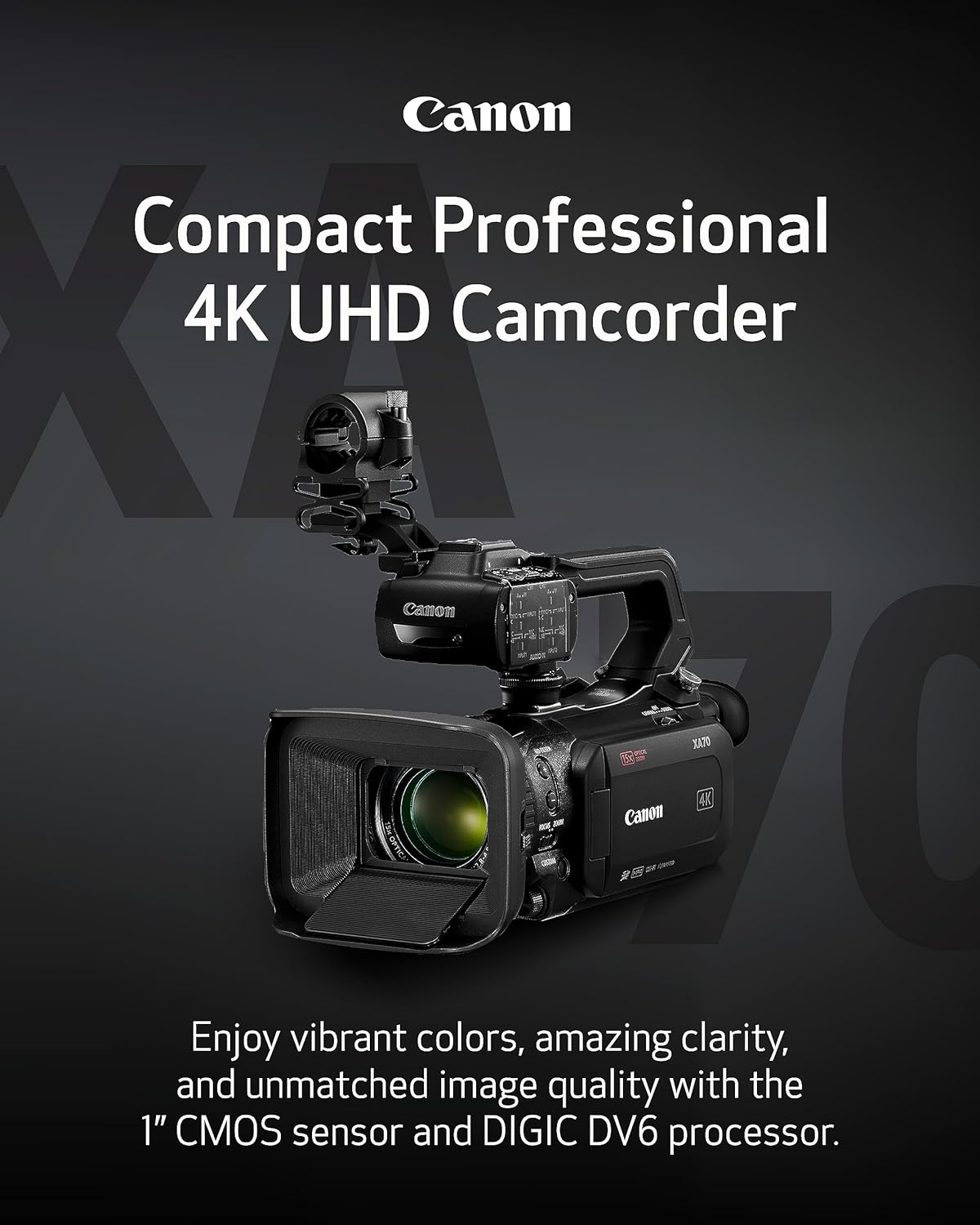 Canon 5736C002 XA70 Pro 4K UHD Camcorder