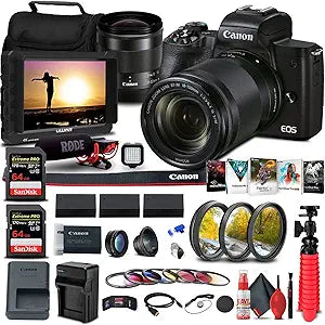 Canon 4728C001 EOS M50 Mark II Mirrorless Camera Bundle (Renewed)