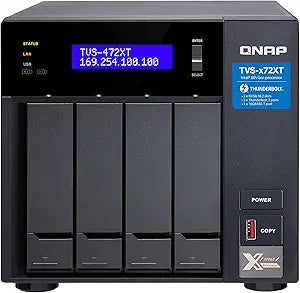 QNAP TVS-472XT Thunderbolt 3 10GbE NAS — main product image