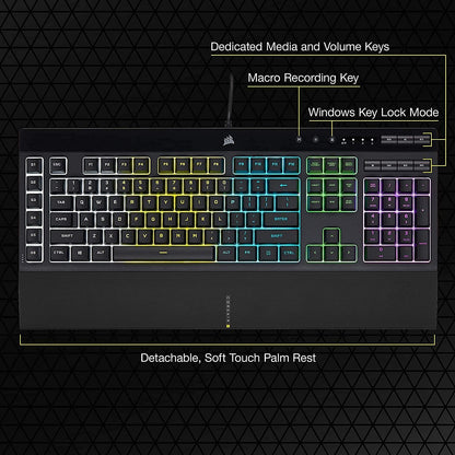 Corsair CH-9226765-NA K55 RGB PRO Gaming Keyboard