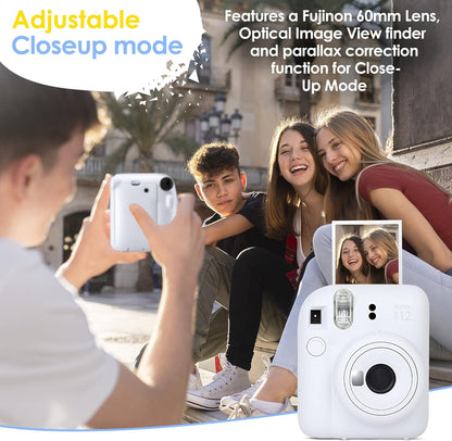 Fujifilm Instax Mini 12 Camera with Film & Accessories Bundle