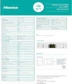 Hisense AP0522CR1W 5000 BTU Portable Air Conditioner (Renewed)