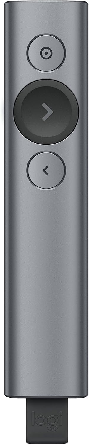 Logitech 910-005216 Spotlight Presentation Remote - Slate — main product image