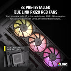 Corsair CC-9011280-WW iCUE Link 3500X RGB Mid-Tower Case