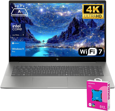 HP TPN-Q234 Envy 17.3" 4K Ultra 7 Laptop Bundle