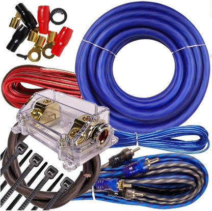 Gravity GR5.0 Car Audio 5 Farad Capacitor & 0 Gauge Wiring Kit