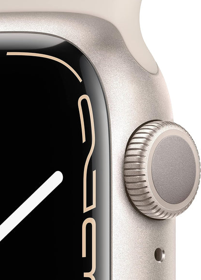 Apple Watch Series 7: 41mm, Starlight Aluminum, GPS, Renewed