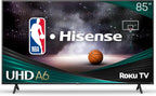 Hisense 85A6NR 85-Inch 4K UHD Roku Smart TV - 2024 Model