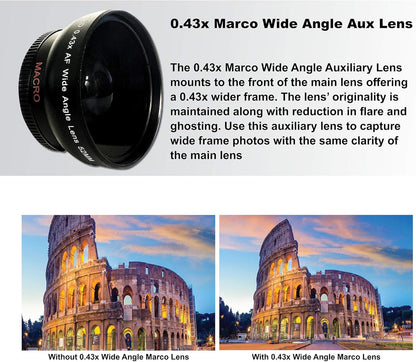 Canon MDCN4000DDC-cr EOS T100 DSLR 18-55mm Lens Bundle (Renewed)