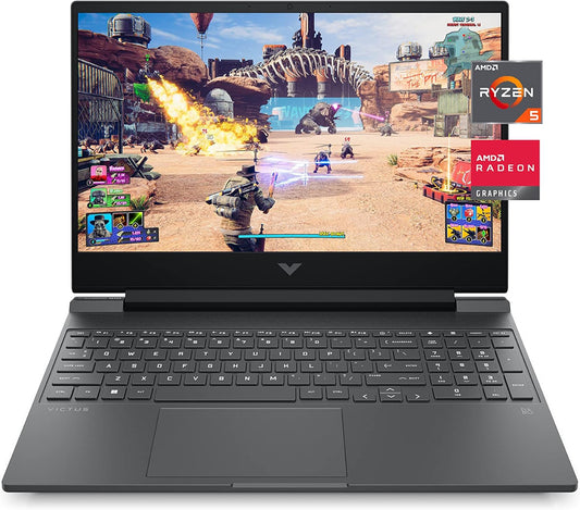 HP Victus 15 Gaming Laptop, Ryzen 5, Radeon RX 6500M