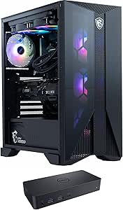 MSI AeRS12TF254-4379-250678 RTX 3080 Ti Gaming Desktop PC i7-12700K & D6000 Dock