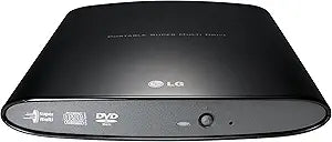 LG GP08NU20 Slim External DVD Writer White — main product image