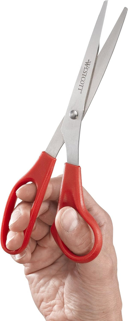 Westcott 13404 All Purpose Scissors: 8-Inch 3-Pack