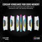 Corsair CMH32GX5M2E6000C36W VENGEANCE RGB DDR5 32GB