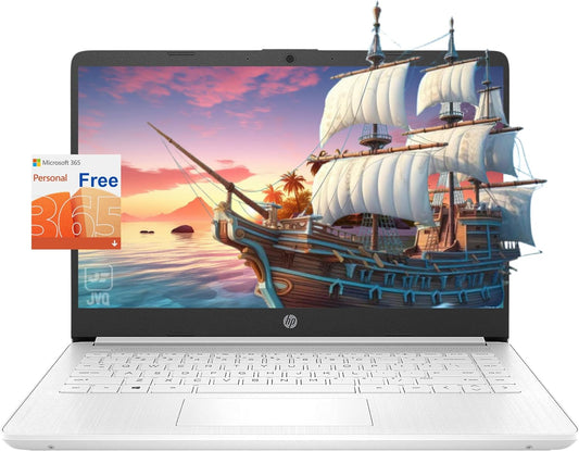 HP Stream 14 Laptop, 16GB RAM, 320GB Storage, Windows 11 + Office 365