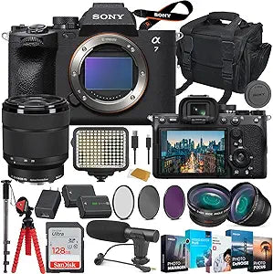 Sony ILCE-7M4/B a7 IV: Mirrorless Camera Bundle w/ 28-70mm Lens