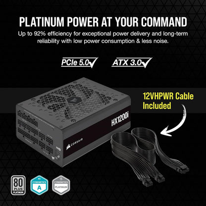 Corsair HX1200i 80+ Platinum ATX 3.0 PSU