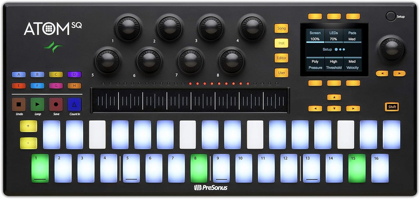 PreSonus 2020 ATOM SQ MIDI Keyboard Pad Controller (Renewed)