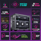 Cooler Master AYG-M2M7-N7314 NR2 Pro Mini ITX Gaming PC