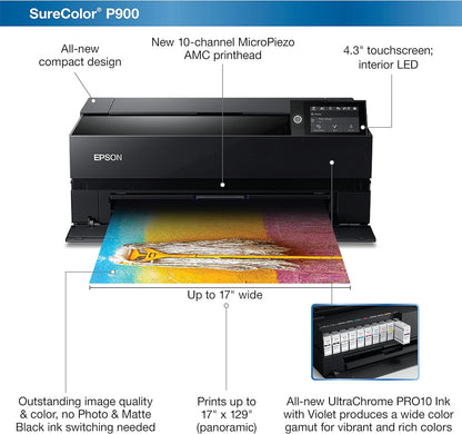 Epson C11CH37201-N SureColor P900 17-Inch Photo Printer