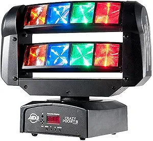 American DJ ADJ16-CRAZY Pocket 8 Moving Head Light