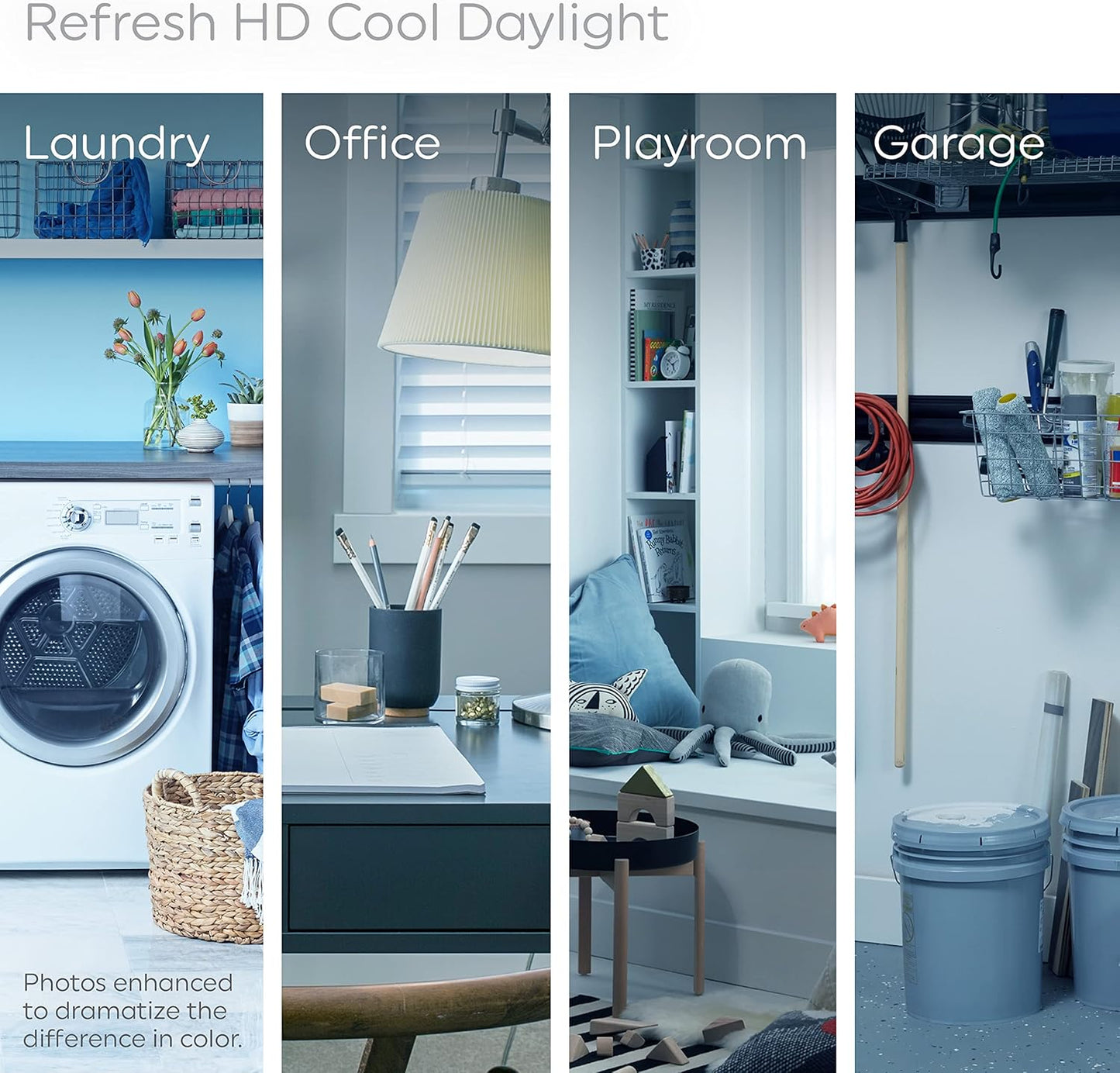 GE 41208 Refresh LED BR40 Daylight Floodlight 2-Pack