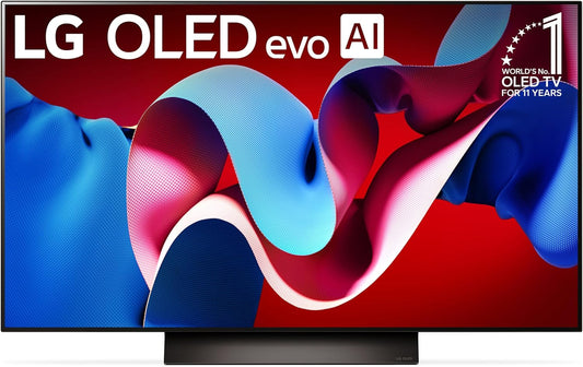 LG OLED48C4PUA 48-Inch 4K OLED evo Smart TV
