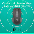 Logitech 910-007508 Signature Plus M750L Wireless Mouse Graphite