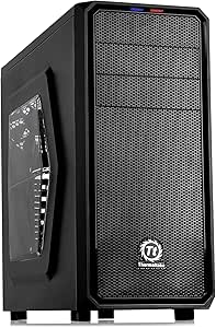 Thermaltake CA-1C2-00M1WN-00 Versa H25 Mid Tower PC Gaming Case