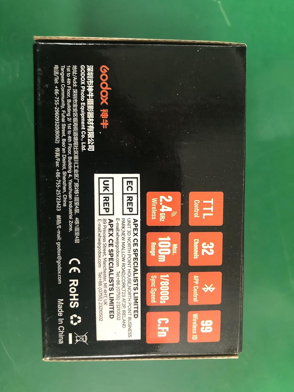 Godox X2T-F Wireless Flash Trigger for Fuji TTL HSS